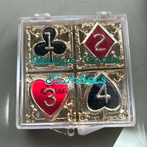 Vintage Bridge Markers for table